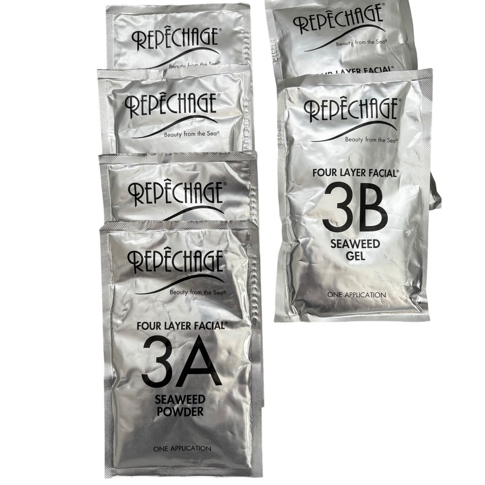 Repechage Four Layer Facial Seaweed & Mineral Mask Packets Professional Set 13pc